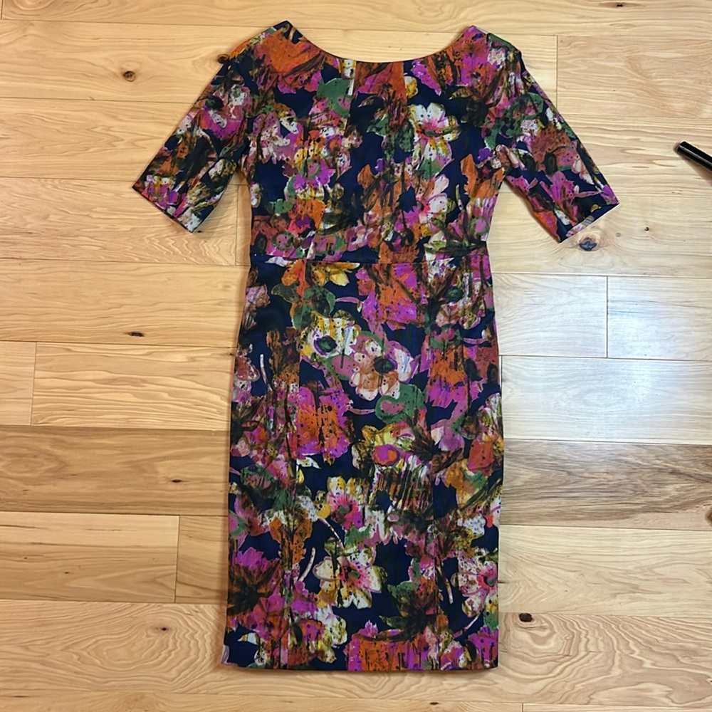 ERDEM Floral Pencil Dress | Size 10